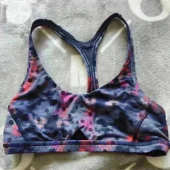 Lululemon Windy Bloom Sports Bra - Picture 1 of 4